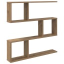 vidaXL Vegghylle Artisan eik 80 x 12 x 79,5 cm Konstruert tre