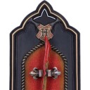 Harry Potter Firebolt Veggplakett 34,5 cm - Samlebar Figur med Gulldetaljer