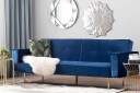 Visnes Sovesofa 218 cm   Blå