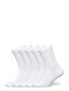 Boozt Merchandise 5-Pack Sock - White - 43-46