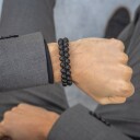 Auxere Double Row Armbånd Stein KXD0266 - Herre