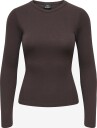 JDY Jdylucky L/S O Neck New Top Jrs Noos   CHOCOLATE TORTE   S