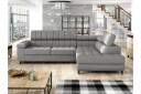 Amshyttan Sofa med Sjeselong 3 seter   Grå