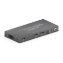 Puretools Pt-Sp-Hd12-48G, Hdmi, 2X Hdmi, 3,5 Mm, 7680 X 4320 Piksler, Sort, Stål