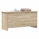vidaXL Oppbevaringskiste Sonoma eik 100 x 40 x 50 cm Konstruert tre