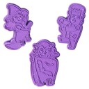 Pme Utstikker M/ Embosser  Creepy Characters Sett/6 