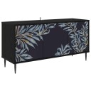 vidaXL TV skap DOKKUM 102 x 33 x 51 cm Svart eik Konstruert tre