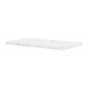 Montana Panton Wire bordplate 18,8x34,8 cm White marble