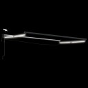 Elektrisk uttrekkbar markiseramme Antrasitt 3 x 2,5 m Aluminium