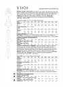 Vogue 1870 - Dress/drakt Y5 (18-20-22-24-26)