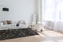 Wilton teppe   Alden svart/gull Størrelse: 150 x 230 cm