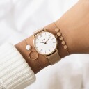 Cluse Minuit Rose White Mesh CW0101203001