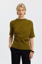 Selected Slwoline Light Twist Tee Noos   Khaki green   L