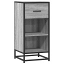  Skjenk grå sonoma 35,5x35x76 cm konstruert tre og metall 8721102840166