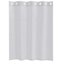  Gardiner med gardiner 2 pcs Lysegrå Polyester
