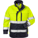Fristads Jacka Flamskyddad 4590 Flam Klass 3, Dam Varsel Gul/marinblå 2xl