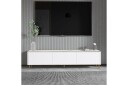 Imaj TV benk 180 cm   Hvit marmor/Gull