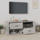 vidaXL TV-benk betonggrå 100x35x40 cm konstruert tre
