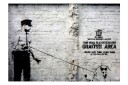 Fototapet Banksy Graffiti Area 100x70 - Artgeist sp. z o. o.