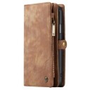 Caseme 2-i-1 Multifunksjonell iPhone 11 Pro Max Lommebok-deksel Brun