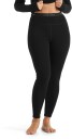 Icebreaker Merino Leggings Dame Ib/blåck S