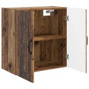 vidaXL Vegghengt skap Gammelt tre 59 x 31 x 60 cm Konstruert tre
