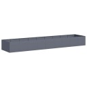 vidaXL Plantekasse antrasitt 360x80x40 cm stål