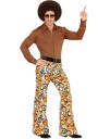 70 Talls Disco Bobler Kostymebukse til Herre Strl 2XL