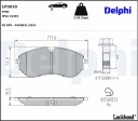 DELPHI LP3610 Bremseklosser