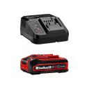 Einhell GE-HC 18 Li T Kombimaskin med Batteri, 3,0 Ah Hekksaks og Grensag, Teleskopskaft 182 cm