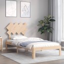 vidaXL Sengeramme med hodegavl 3FT single heltre 8720845988616