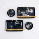 Tokyo design studio Sakura sushisett 6 deler, cobalt blue