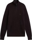 Tommy Hilfiger Pima Ctn Cash Structure Zip Mock   CHOCOLATE   M
