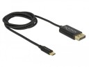 Delock DisplayPort-kabel - USB-C til DisplayPort - 1 m