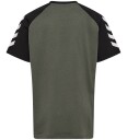 Hummel T skjorte   HmlJR Logo   Castor Grå   Hummel   7 8 år (122 128)   T skjorte Armygrønn Hvit Svart