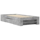  Sengeramme betonggrå 75x190 cm konstruert tre 8721102855344