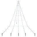 LED juletre med 112 LED med jordspyd Kaldhvit 182 cm Metall