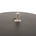 Gummiert magnet Ø 135mm 55 kg styrke Med M8 bot mutter og skive I rustrfitt