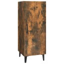 vidaXL Skjenk røkt eik 34,5x34x90 cm konstruert tre