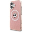 Karl Lagerfeld IML Choupette MagSafe Mobildeksel til iPhone 16 - Rosa