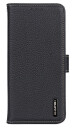 Khazneh Samsung Galaxy A03s KHAZNEH Ekte Skinn Deksel med Lommebok Og Stativfunksjon - Svart