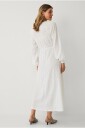 Ellos Collection   Maxikjole med broderie anglaise   Hvit