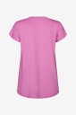 Zizzi   Trenings t skjorte aBasic S/S Long T shirt   Rosa