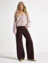 Lindex Trousers Peggy Twill   Burgundy   38