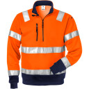 Fristads Sweatshirt 728 Shv, Klass 3 Varsel Orange/marinblå M