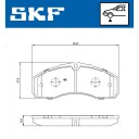 Bremseklosser SKF VKBP 81380