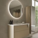 INR Iconic Nordic Rooms Twin 40 Høyskap 5 Hyller B400xh1600xd390mm Pure White / 40cm Høyre