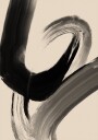 Brushstroke Whirl Poster Plakat / 50x70cm