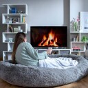 Innovagoods XXL Anti-stress seng for mennesker og dyr grå