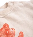 Bobo Choses Collegegenser   Mykpote Monster   Offwhite   Bobo Choses   24 md   Collegegenser Beige Oransje